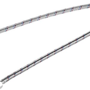 ЗУБР 1/2″, 1 м, гайка-гайка, гибкая подводка для воды (51005-G/G-100)
