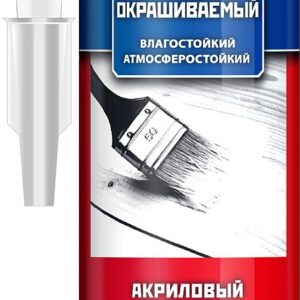 ЗУБР 280 мл, белый, акриловый герметик (41231-0)