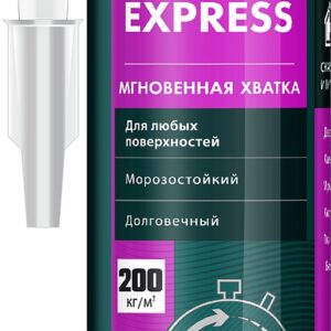 KRAFTOOL EXPRESS, 310мл прозрачный, монтажный клей экспресс хватка (41347)