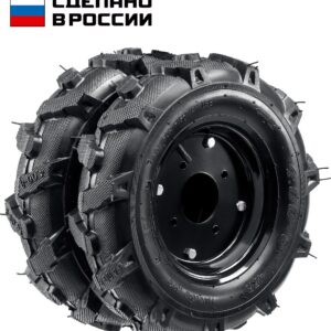 ЗУБР КП-1, 4.00-8, 2 шт., пневматические колеса для мотоблоков (707106-1)