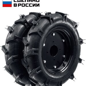 ЗУБР КП-2, 4.00-10, 2 шт., пневматические колеса для мотоблоков (707106-2)