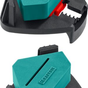 KRAFTOOL CCS, два диапазона зажима 10 - 22/22 - 40 мм, 2 шт, пружинный угловой зажим (32205) — изображение 1