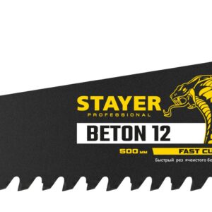 STAYER Beton Cut, 500 мм, специальная ножовка, Professional (2-15096)