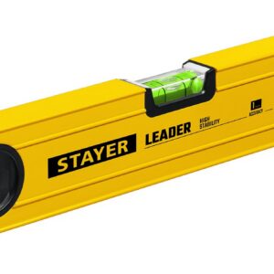 STAYER LEADER, 400 мм, усиленный профиль, уровень с поворотным глазком (3466-040) — изображение 1