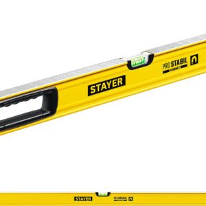 STAYER PRO STABIL, 2000 мм, усиленный профиль, магнитный уровень с поворотным глазком, Professional (3480-200) — изображение 1