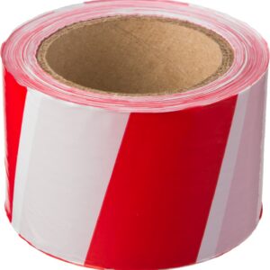 STAYER MAXTape, 75 мм, 150 м, красно-белая, сигнальная лента (12241-75-150)