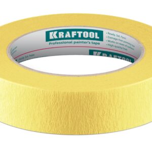 KRAFTOOL #500 Flex 25 мм х 30 м, для изогнутых линий, малярная лента (12105-25)