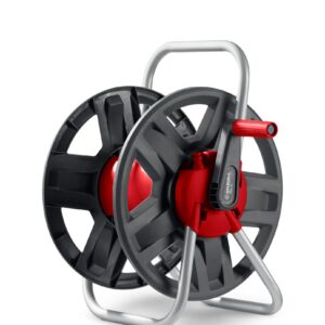 GRINDA HRM-60, для шлангов 60м x 1/2″ и 30м х 3/4″, стальные опоры, пластиковый барабан, катушка для шлангов (8-428410) — изображение 1