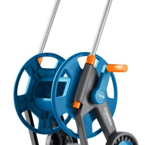 GRINDA HC-45, для шлангов 45м x 1/2″ и 20м х 3/4″, усиленные колёса, телескопическая ручка, катушка для шлангов ProLine (8-428425) — изображение 1