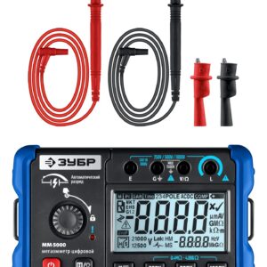 ЗУБР ММ-5000 цифровой мегаомметр, Профессионал (59847)