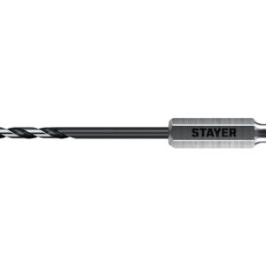 STAYER НЕХ-1/4″, d 2.5 х 77 мм, сверло по металлу для винтовёртов и шуруповертов IMPACT READY (29603-2.5) — изображение 1