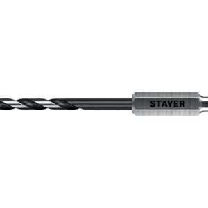 STAYER НЕХ-1/4″, d 3.0 х 81 мм, сверло по металлу для винтовёртов и шуруповертов IMPACT READY (29603-3) — изображение 1
