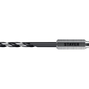 STAYER НЕХ-1/4″, d 4.0 х 95 мм, сверло по металлу для винтовёртов и шуруповертов IMPACT READY (29603-4) — изображение 1