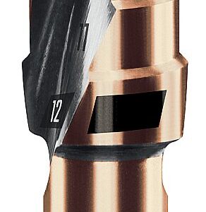 KRAFTOOL COBALT 4-12мм, 9 ступеней, азотирование, винтовая спираль, сверло ступенчатое(29691-4-12-9) — изображение 1
