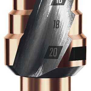 KRAFTOOL COBALT 4-20мм, 9 ступеней, азотирование, винтовая спираль, сверло ступенчатое(29691-4-20-9) — изображение 1