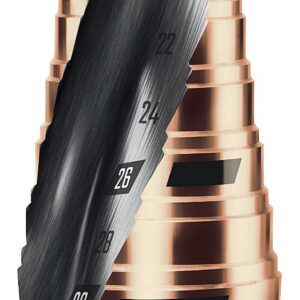 KRAFTOOL COBALT 6-30мм, 13 ступеней, азотирование, винтовая спираль, сверло ступенчатое(29691-6-30-13) — изображение 1