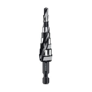 STAYER Pro-Max 4-12мм, 9 ступеней, винтовая спираль, сверло ступенчатое (29661-4-12-9) — изображение 1