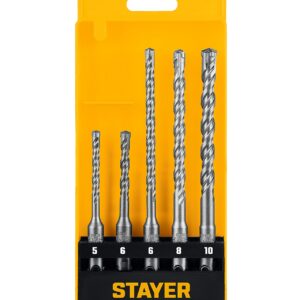 STAYER HERCULES-4Х 5шт набор буров SDS-plus (29290-H5) — изображение 1