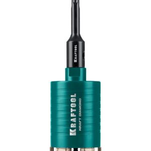 KRAFTOOL DIAMOND d 68 мм (сухое сверление с микроударом, глубина сверления 75 мм, лазерная сварка), Алмазная Коронка для подрозетников (29820-68) — изображение 1