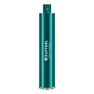 KRAFTOOL DIAMOND 92 мм (450 мм, 1 1/4″, лазерная сварка, сухое сверление с микроударом), алмазная коронка по железобетону (29825-092)