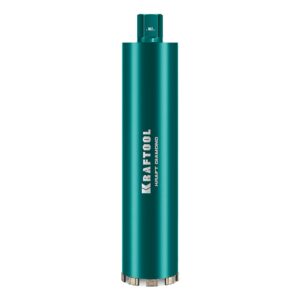 KRAFTOOL DIAMOND 102 мм (450 мм, 1 1/4″, лазерная сварка, сухое сверление с микроударом), алмазная коронка по железобетону (29825-102)