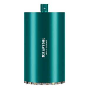 KRAFTOOL DIAMOND 250 мм (450 мм, 1 1/4″, лазерная сварка, сухое сверление с микроударом), алмазная коронка по железобетону (29825-250)