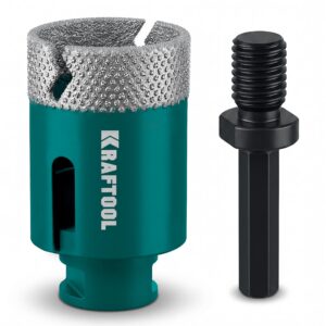KRAFTOOL VS DIAMOND d 55 (М14, HEX10), Вакуумная алмазная коронка по керамограниту (29890-55)
