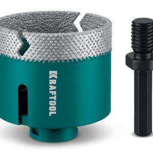 KRAFTOOL VS DIAMOND d 60 (М14, HEX10), Вакуумная алмазная коронка по керамограниту (29890-60)