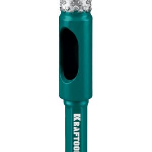 KRAFTOOL VS DIAMOND d 10, HEX 1/4″, Вакуумное алмазное трубчатое сверло по керамограниту (29891-10)