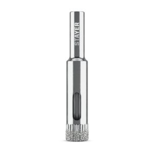 STAYER DIAMOND d 10 мм, Р60, Алмазное трубчатое сверло (29930-10)