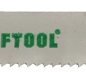 KRAFTOOL T118A, EU-хвост., по металлу HSS, шаг 1.2 мм, 50 мм, 5 шт, полотна для лобзика (159551-1.2-S5) — изображение 1