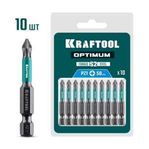 KRAFTOOL Optimum PZ1, 50 мм, 10 шт, биты (26124-1-50-10) — изображение 1