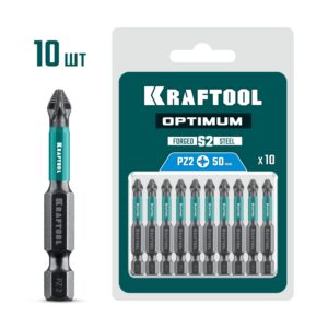 KRAFTOOL Optimum PZ2, 50 мм, 10 шт, биты (26124-2-50-10) — изображение 1