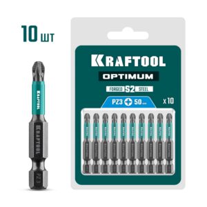 KRAFTOOL Optimum PZ3, 50 мм, 10 шт, биты (26124-3-50-10) — изображение 1