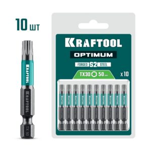 KRAFTOOL OPTIMUM TX 30, 50 мм, 10 шт, биты (26126-30-50-10) — изображение 1