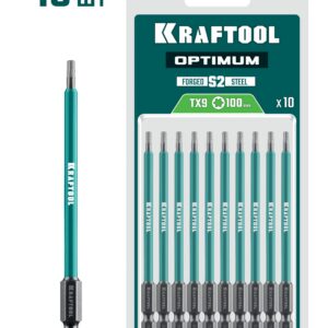 KRAFTOOL OPTIMUM TX 9, 100 мм, 10 шт, биты (26126-9-100-S10) — изображение 1