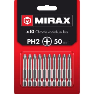 MIRAX PH2, 50 мм, 10 шт, биты (26271-2-50-10) — изображение 1