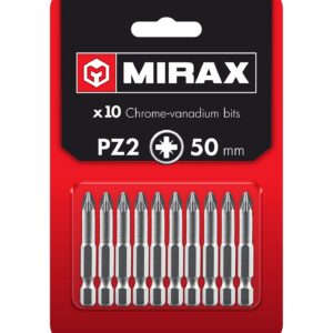 MIRAX PZ2, 50 мм, 10 шт, биты (26273-2-50-10) — изображение 1
