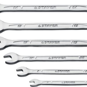 STAYER HERCULES, 6 шт, 6 - 14 мм, набор комбинированных гаечных ключей, Professional (27085-H6)