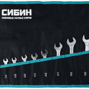 СИБИН 12 шт, 6 - 32 мм, набор рожковых гаечных ключей (27013-H12)