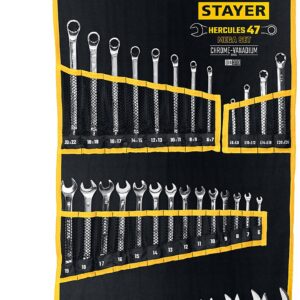 STAYER HERCULES, 47 шт, 6 - 32 мм, набор гаечных ключей универсальный, Professional (27082-H47)