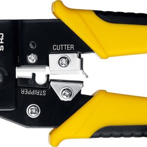 STAYER S-RJ, (RJ45, RJ11, RJ12), универсальный кримпер, Professional (22652)