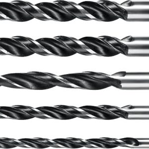 STAYER Maxdrill, 5 шт: 6-8-10-12-14 х 300 мм, набор сверл спиральных по дереву (2943-300-H5) — изображение 1