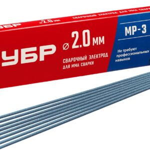 ЗУБР Д 2.0 х 300 мм, 1 кг в коробке, МР-3 рутиловый, электрод сварочный (40011-2.0)