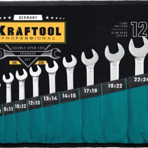 KRAFTOOL 12 шт, 6 - 32 мм, набор рожковых гаечных ключей (27033-H12)