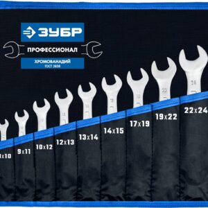 ЗУБР 12 шт, 6 - 32 мм, набор рожковых гаечных ключей, Профессионал (27010-H12)