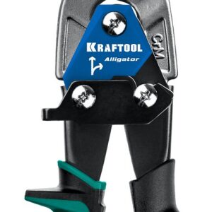 KRAFTOOL Alligator, 280 мм, правые усиленные ножницы по металлу с выносом (2328-RL)