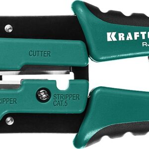 KRAFTOOL RJ-Pro, (RJ45, RJ11,RJ12), универсальный кримпер (22698)