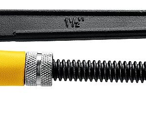 STAYER Hercules-S, №2, 1.5″, 440 мм, трубный ключ с изогнутыми губками, Professional (27311-2)