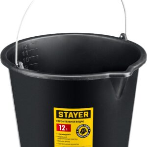 STAYER STRONG, 12 л, строительное пластиковое ведро (06083-12)